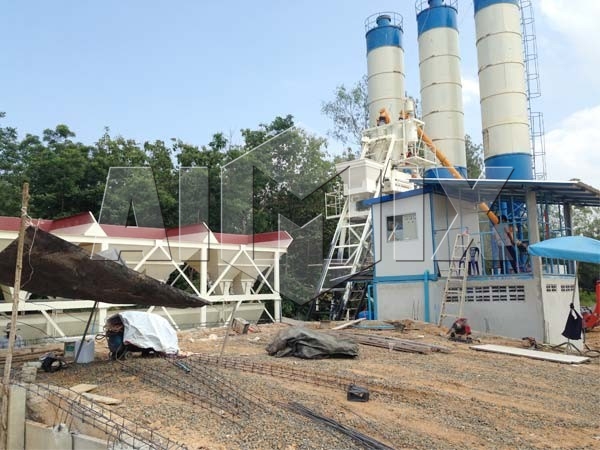Купить бетонный завод в Узбекистан модель AJ-35