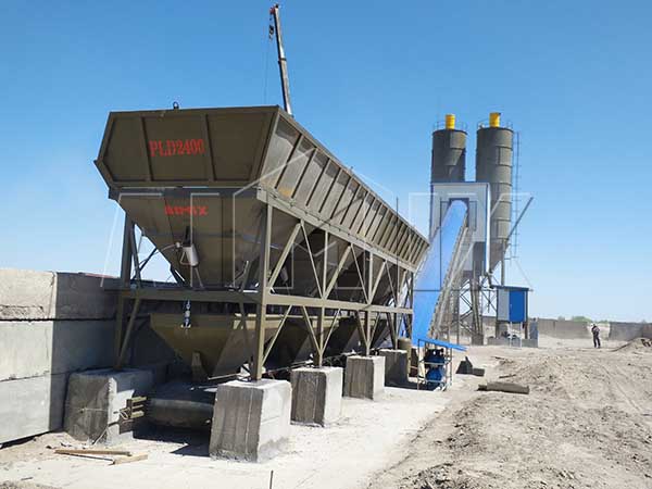 Стационарный бетонный завод в Узбекистане